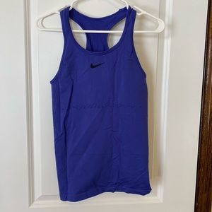 Purple Nike running tank size M